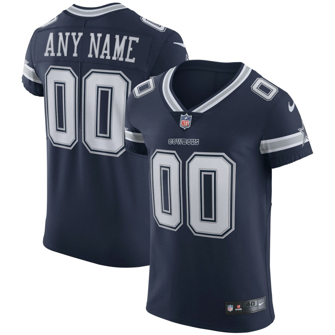 Dallas Cowboys Vapor Elite Custom Jersey - Navy | Nike on sale