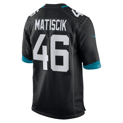 Ross Matiscik Jacksonville Jaguars Alternate Game Jersey - Black | Nike on sale