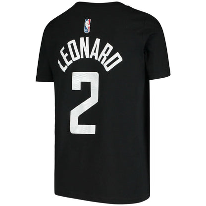 Kawhi Leonard LA Clippers Jordan Brand Youth Statement Edition Name & Number T-Shirt - Black online