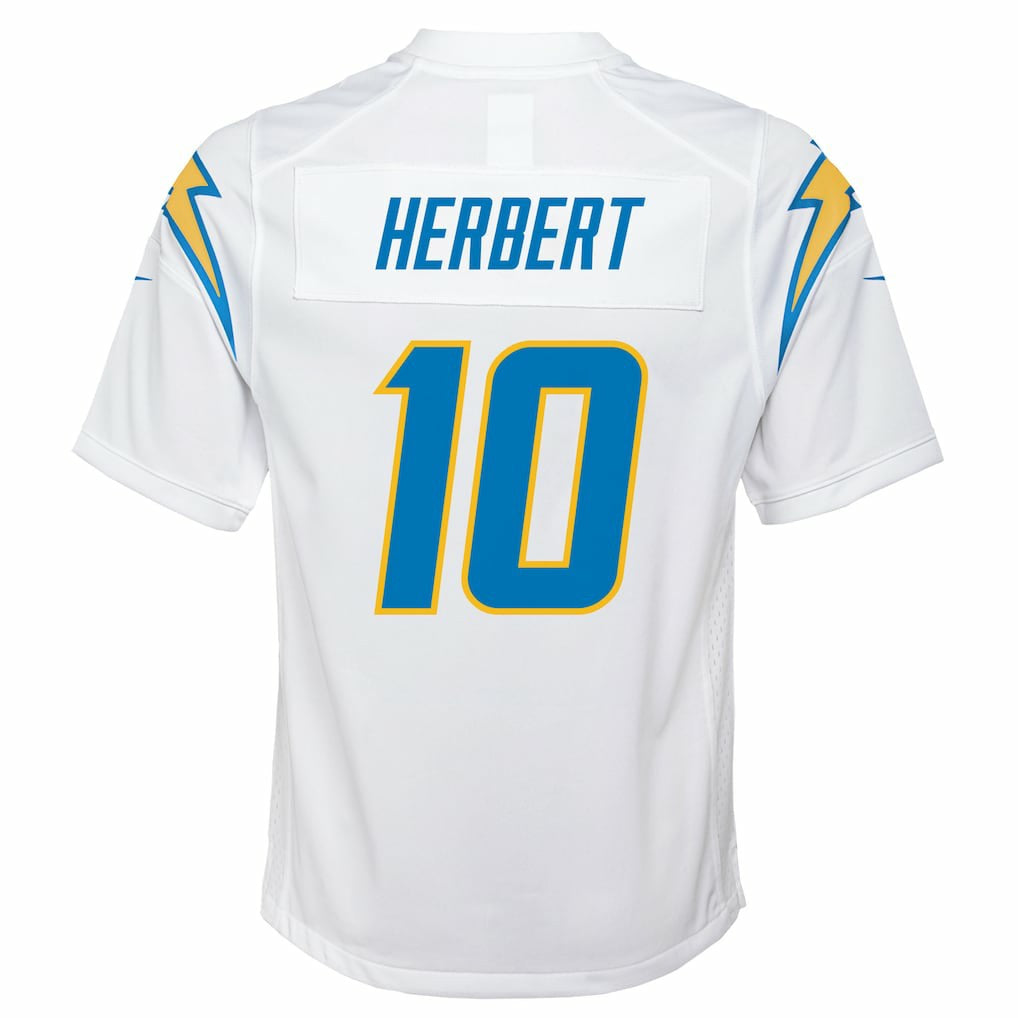 Justin Herbert Los Angeles Chargers Youth Game Jersey - White | Nike discount