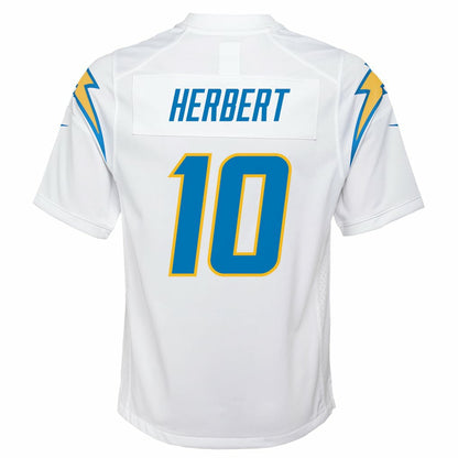 Justin Herbert Los Angeles Chargers Youth Game Jersey - White | Nike discount