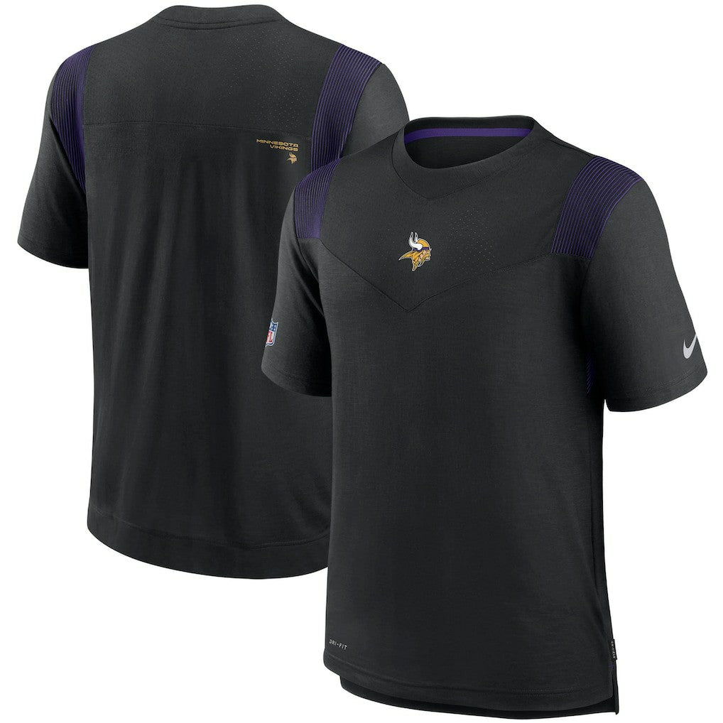 Minnesota Vikings Sideline Player UV Performance T-Shirt - Black | Nike outlet