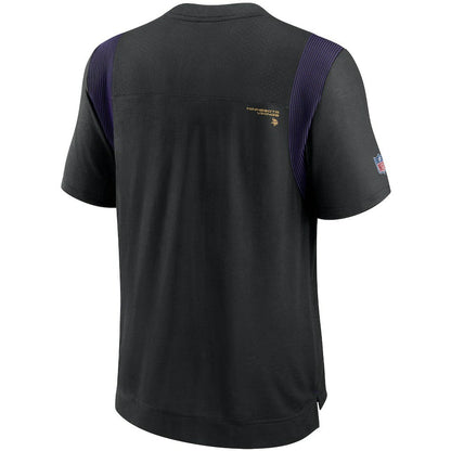 Minnesota Vikings Sideline Player UV Performance T-Shirt - Black | Nike outlet
