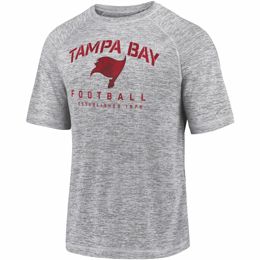 Tampa Bay Buccaneers Shade Battle Ready Raglan Space-Dye T-Shirt - Gray sale