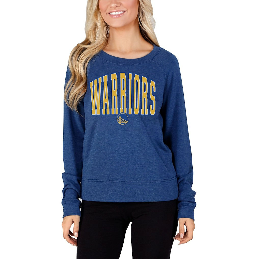 Golden State Warriors Concepts Sport Women's Mainstream Terry Long Sleeve Top sale - Royal cheap