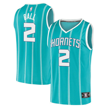 LaMelo Ball Charlotte Hornets Fast Break Replica Jersey Teal - Icon Edition | Fanatics outlet