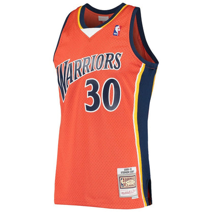 Stephen Curry Golden State Warriors Hardwood Classics Swingman Jersey sale - Orange | Mitchell & Ness online