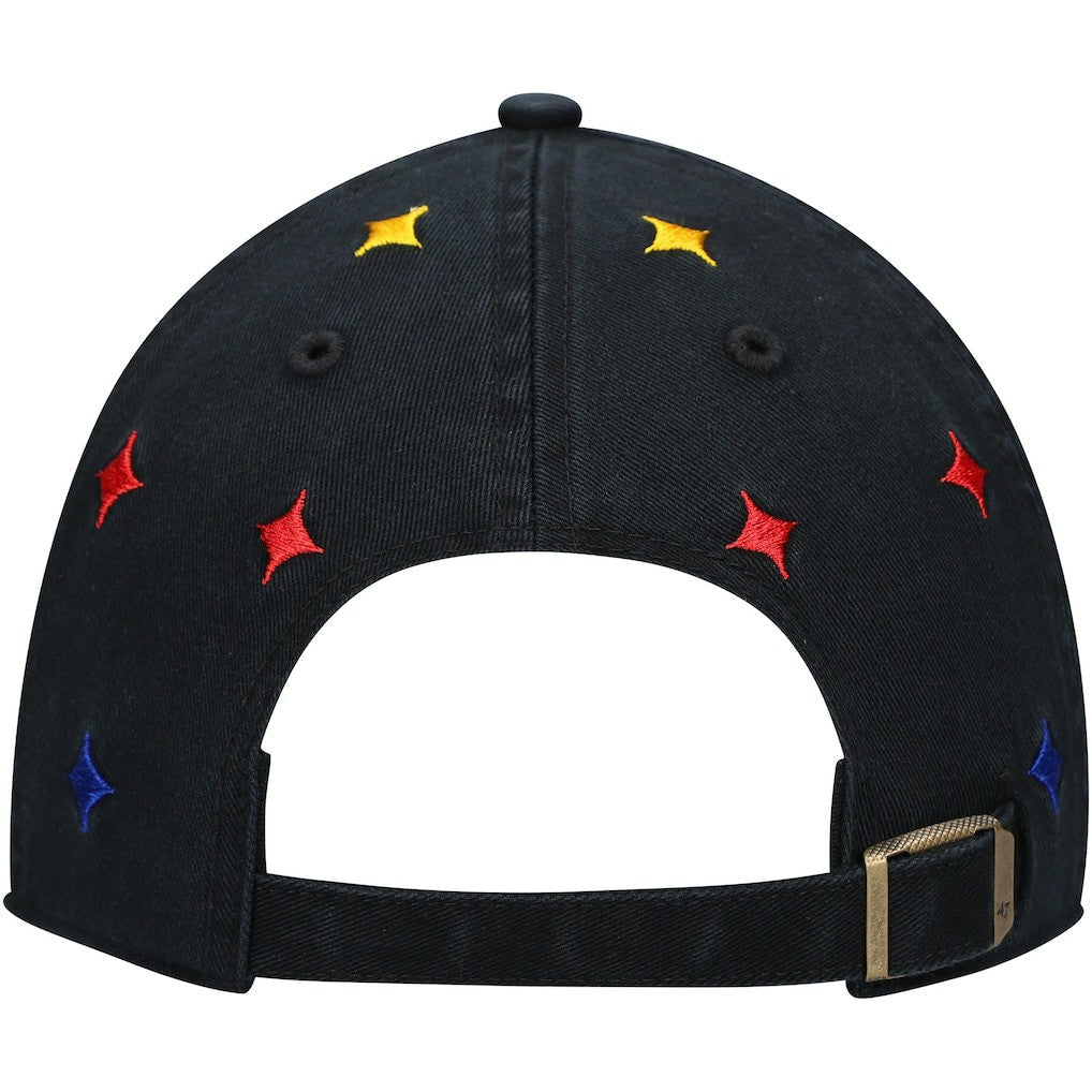 Pittsburgh Steelers '47 Women's Multi Confetti Clean Up Adjustable Hat - Black sale