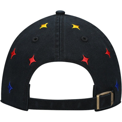 Pittsburgh Steelers '47 Women's Multi Confetti Clean Up Adjustable Hat - Black sale