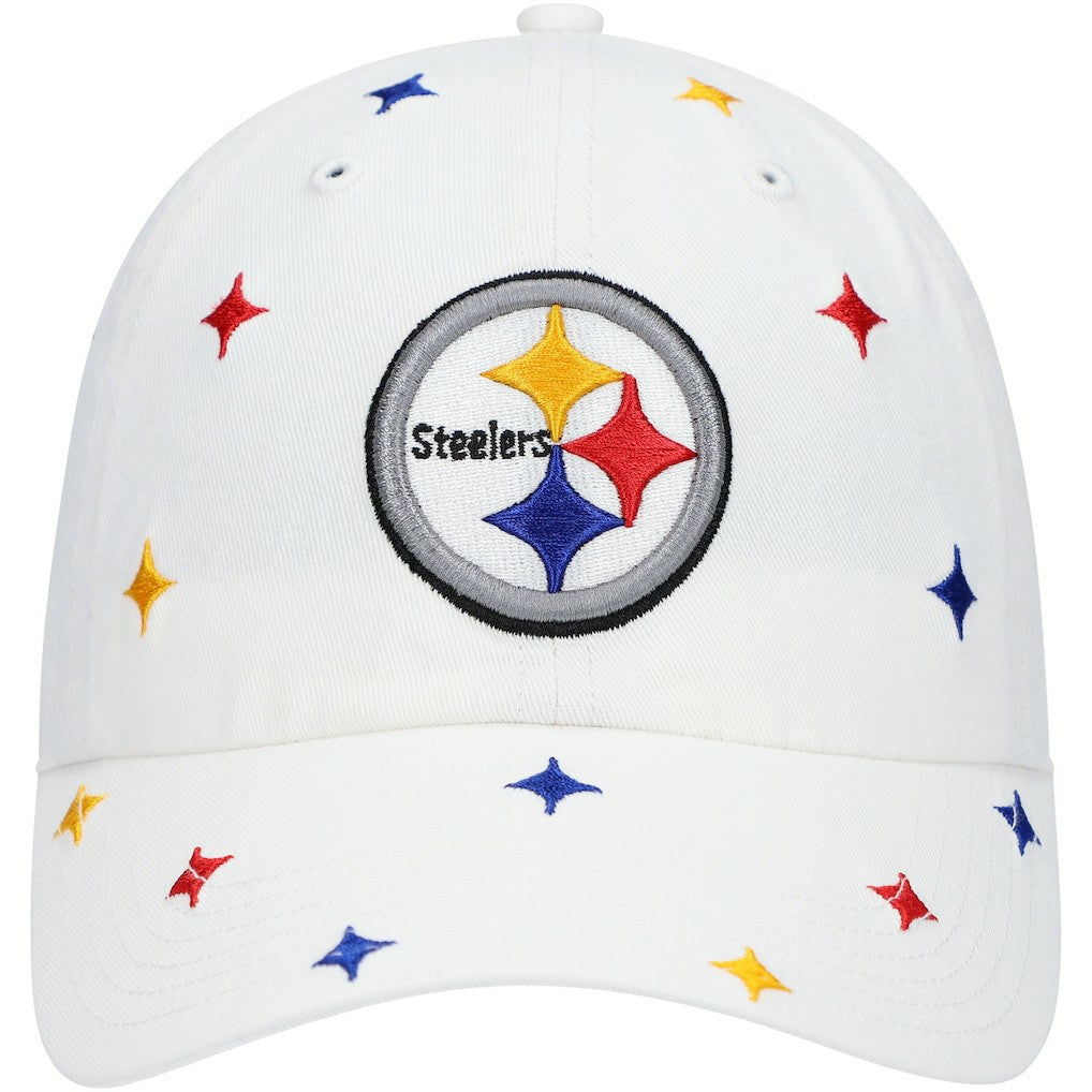 Pittsburgh Steelers '47 Women's Multi Confetti Clean Up Adjustable Hat - White outlet