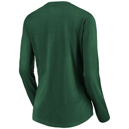 Athletics Women's Core Distressed Team Long Sleeve T-Shirt - Green