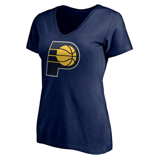 Indiana Pacers Women's Playmaker Personalized Name & Number V-Neck T-Shirt - Navy sale