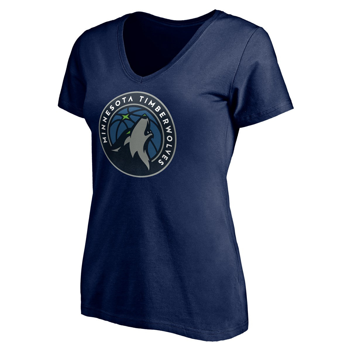 Minnesota Timberwolves Women's Playmaker Personalized Name & Number V-Neck T-Shirt - Navy cheap
