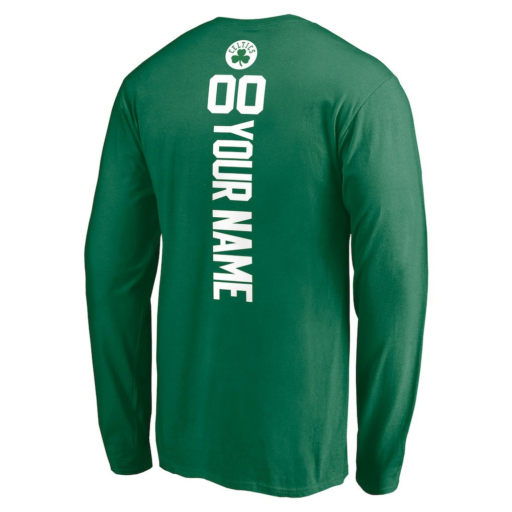 Boston Celtics Playmaker Personalized Name & Number Long Sleeve T-Shirt - Green online