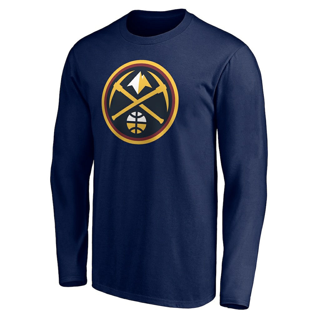 Denver Nuggets Playmaker Personalized Name & Number Long Sleeve T-Shirt sale - Navy online
