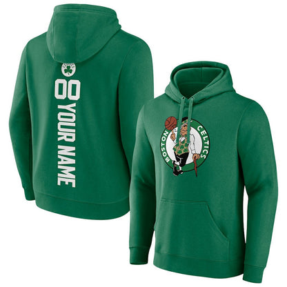 Boston Celtics Playmaker Personalized Name & Number Pullover Hoodie - Green shop