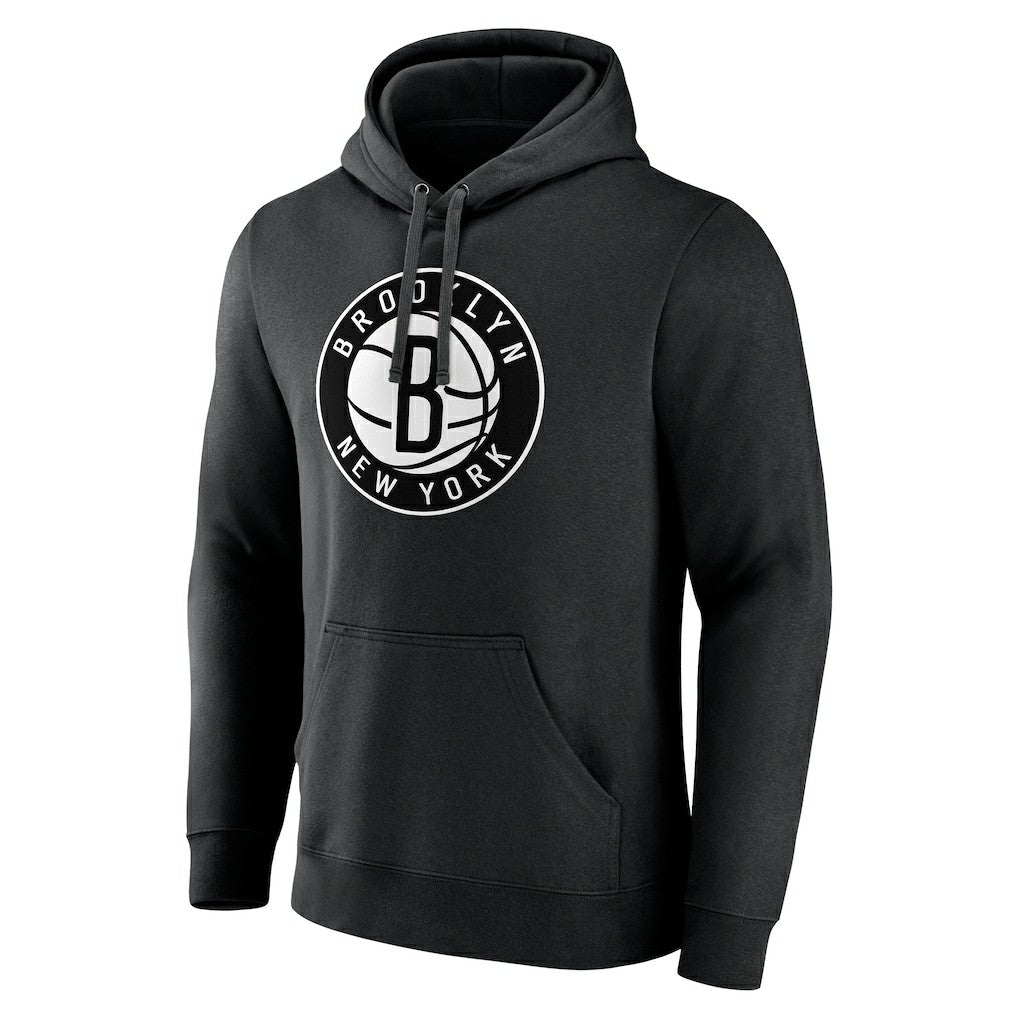 Brooklyn Nets Playmaker Personalized Name & Number Pullover Hoodie - Black shop