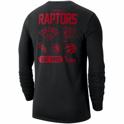 Toronto Raptors 75th Anniversary Courtside Element Long Sleeve T-Shirt - Black | Nike cheap