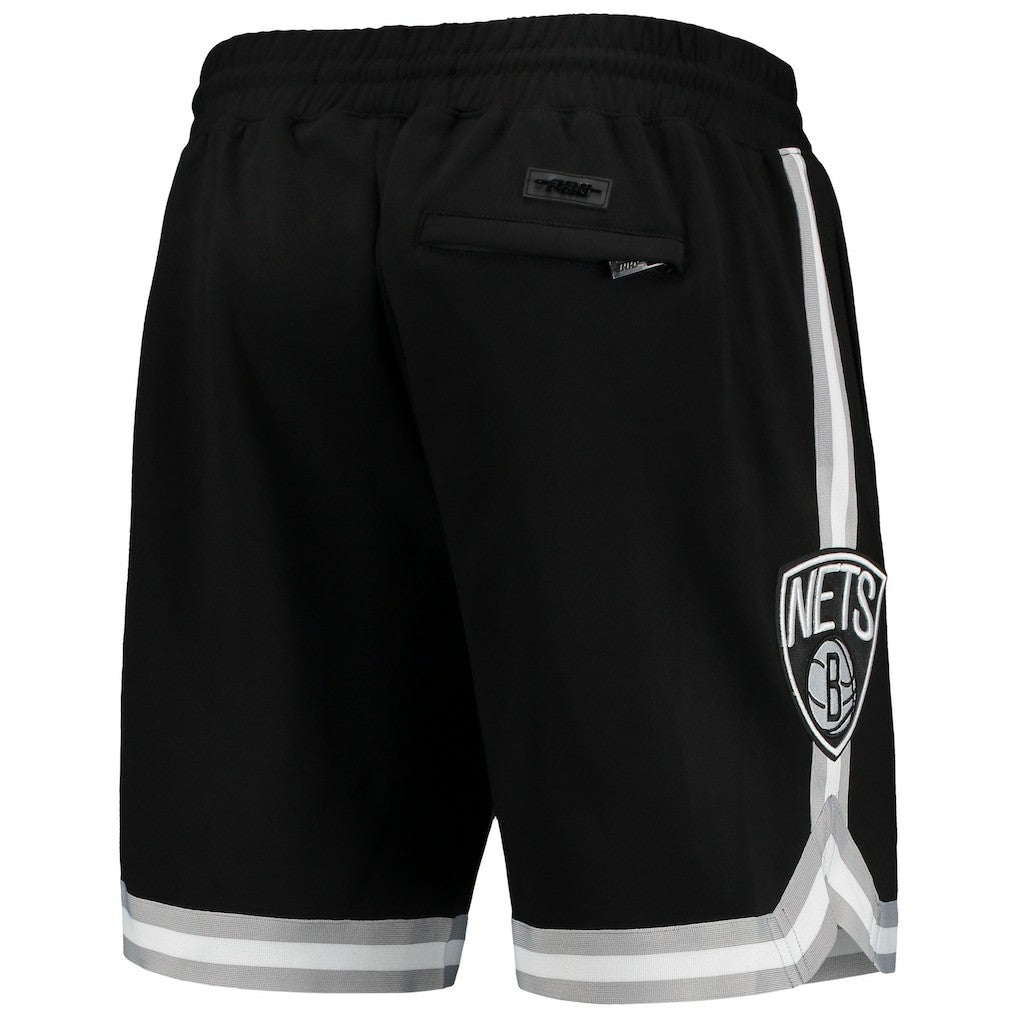 Brooklyn Nets Pro Standard Chenille Shorts - Black for sale