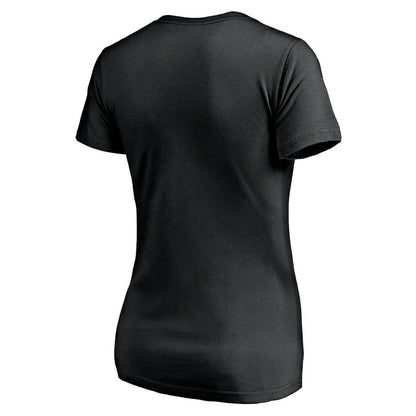 Brooklyn Nets Women's Mascot In Bounds V-Neck T-Shirt - Black | Fanatics shop