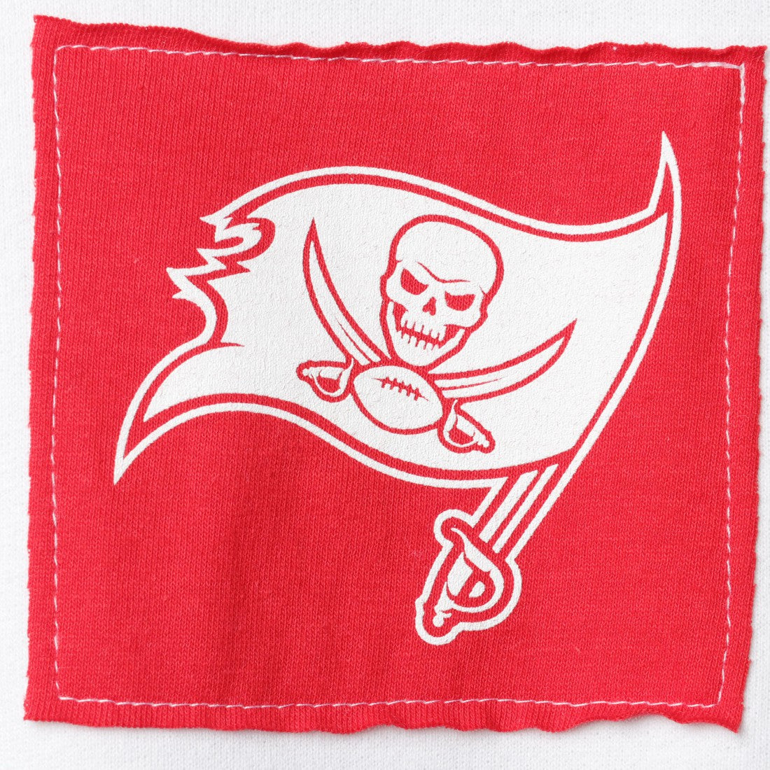 Tampa Bay Buccaneers Refried Apparel Women's Sustainable Crop Dolman Pullover Hoodie - White discount