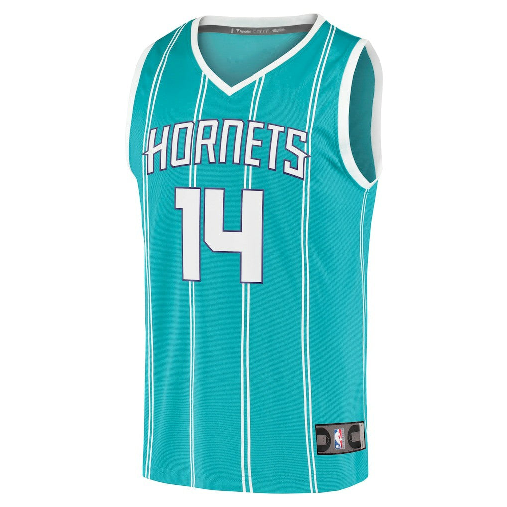 Nick Richards Charlotte Hornets Fast Break Replica Jersey - Icon Edition - Teal | Fanatics shop