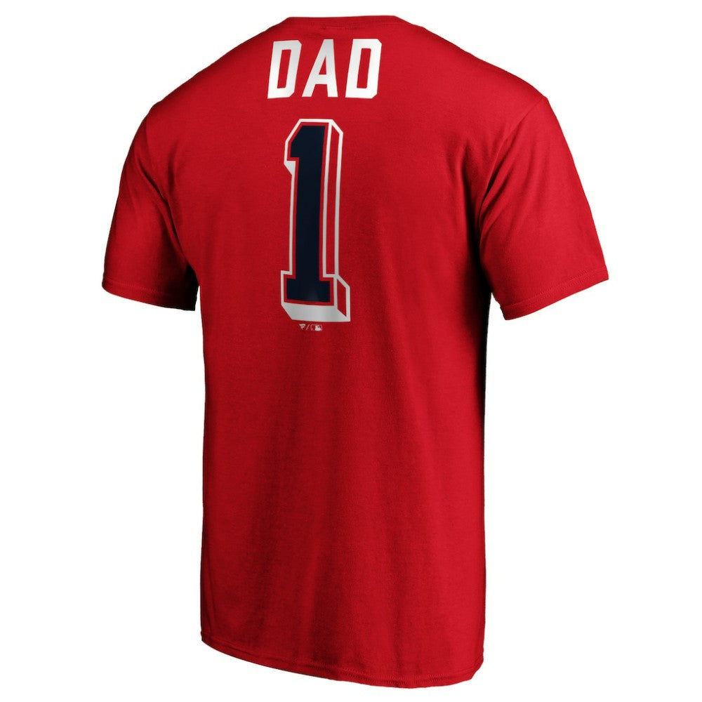 Washington Nationals Number One Dad T-Shirt - Red