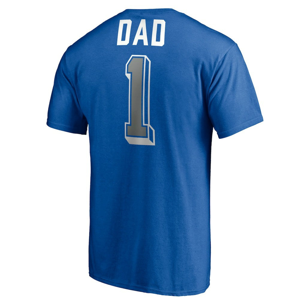 Dallas Mavericks Number One Dad T-Shirt sale - Royal sale
