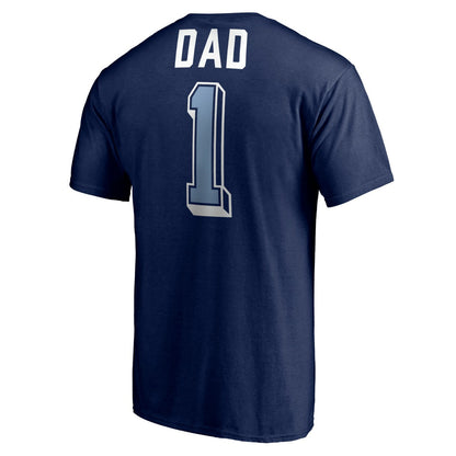 Memphis Grizzlies Number One Dad T-Shirt - Navy discount