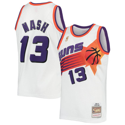 Steve Nash Phoenix Suns 1996/97 Hardwood Classics Swingman Jersey - White | Mitchell & Ness for sale