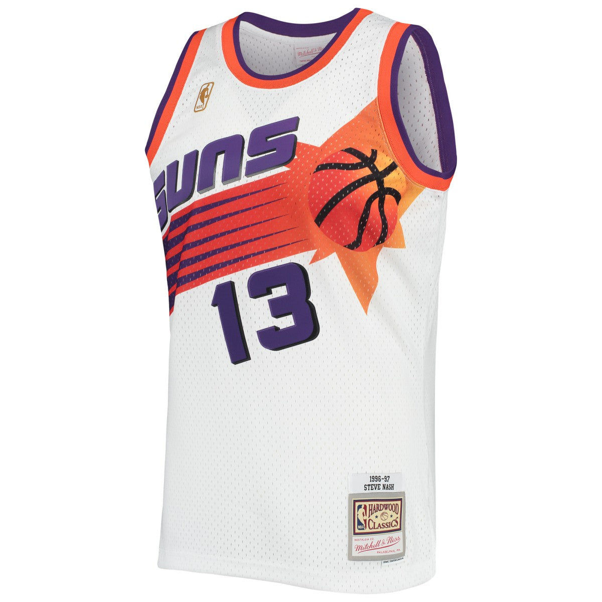 Steve Nash Phoenix Suns 1996/97 Hardwood Classics Swingman Jersey - White | Mitchell & Ness for sale