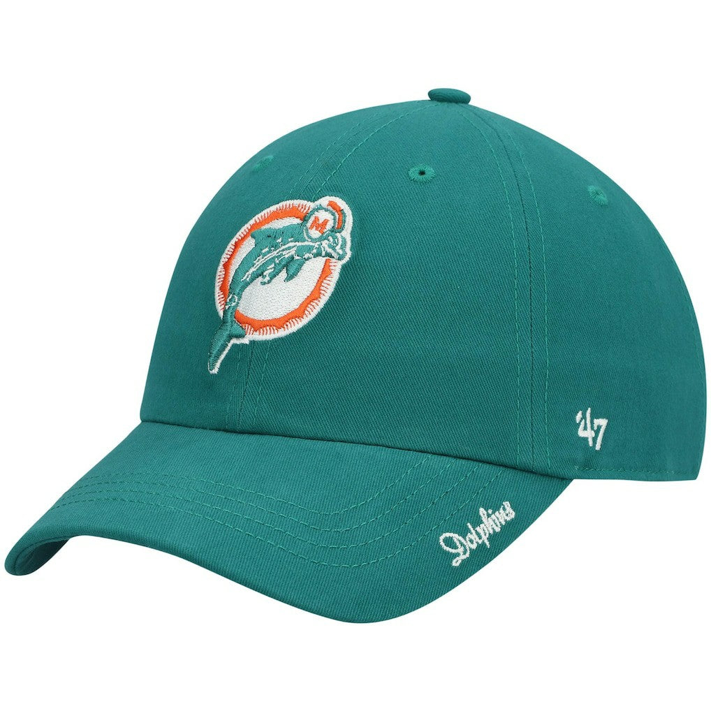 Miami Dolphins '47 Women's Miata Clean Up Adjustable Hat - Aqua cheap