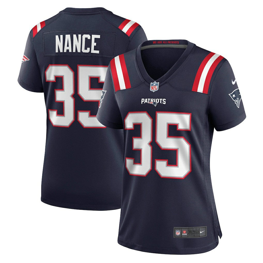 Jim Nance New England Patriots Women's Retired Player Jersey - Navy | Nike discount