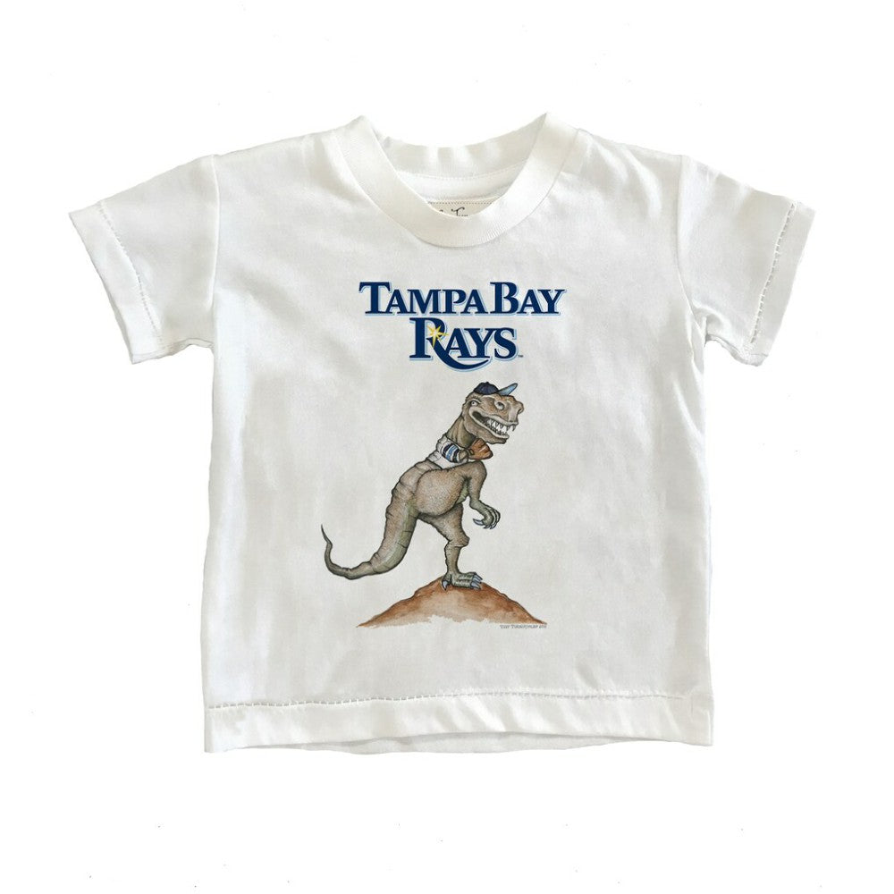 Tampa Bay Rays Tiny Turnip Youth TT Rex T-Shirt - White