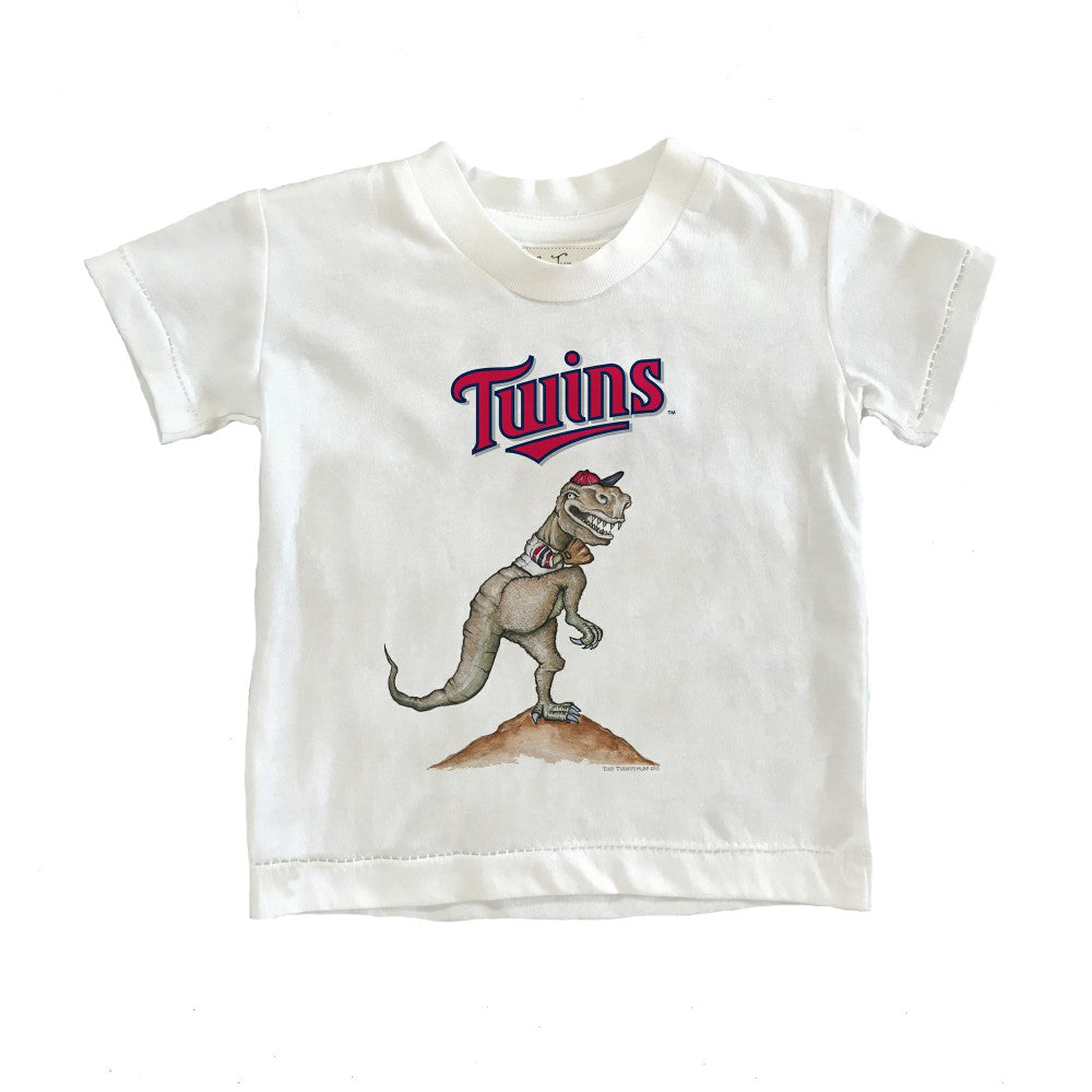 Minnesota Twins Tiny Turnip Youth TT Rex T-Shirt - White