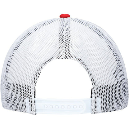 Washington Nationals Primary Logo Trucker Snapback Hat - Red/White | 47 brand