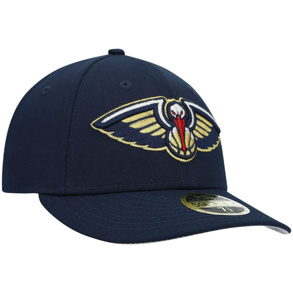 New Orleans Pelicans Team Low Profile 59FIFTY Fitted Hat - Navy | New Era sale