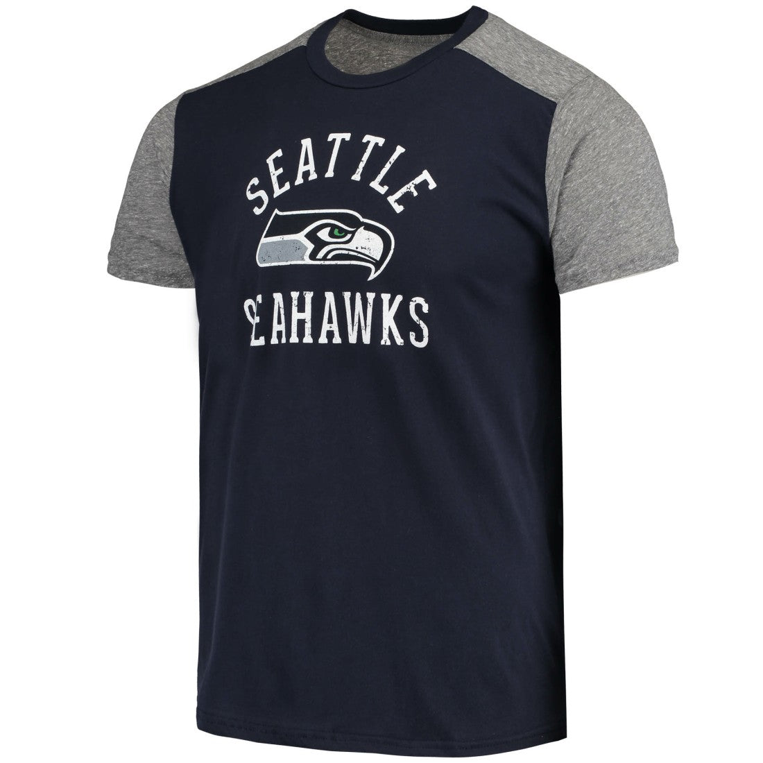 Seattle Seahawks Majestic Threads Field Goal Slub T-Shirt - College Navy/Gray cheap