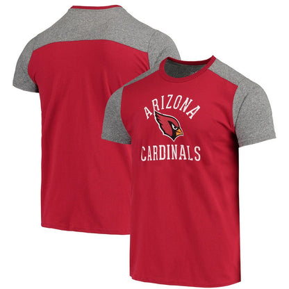 Arizona Cardinals Majestic Threads Field Goal Slub T-Shirt - Cardinal/Gray sale
