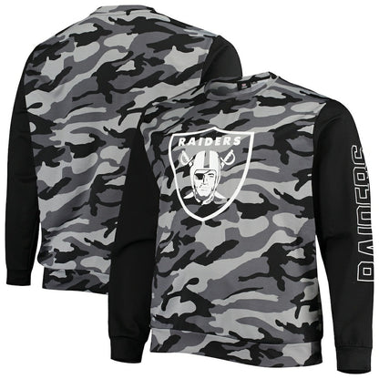 Las Vegas Raiders FOCO Camo Long Sleeve T-Shirt - Black online