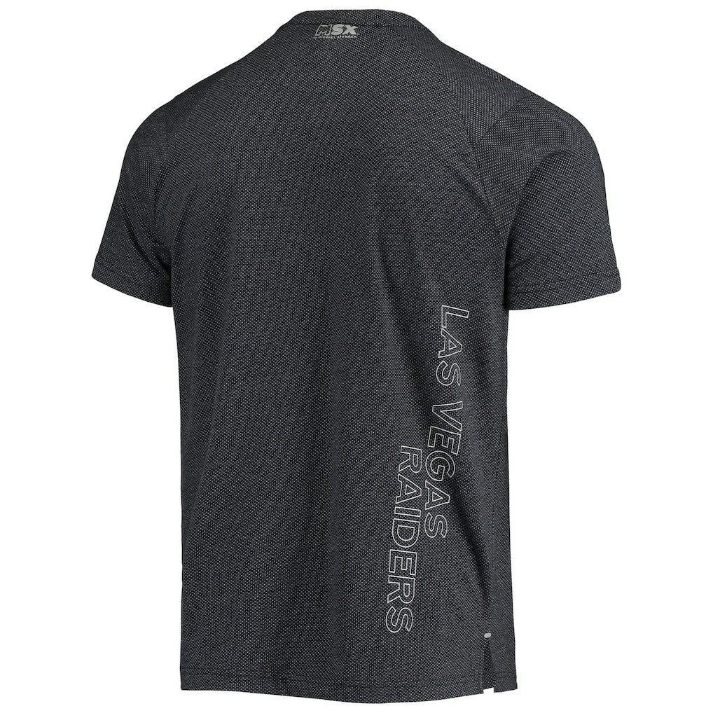Las Vegas Raiders MSX by Michael Strahan Motivation Performance T-Shirt - Black cheap
