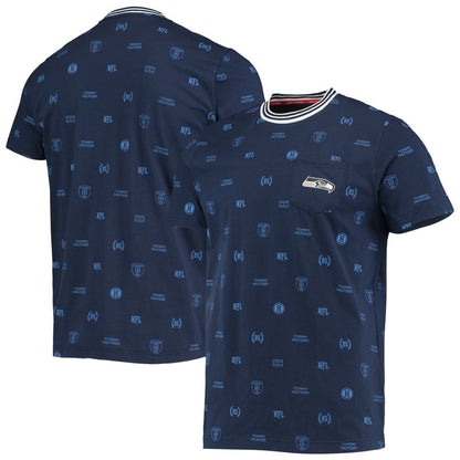 Seattle Seahawks Tommy Hilfiger Essential Pocket T-Shirt - College Navy cheap