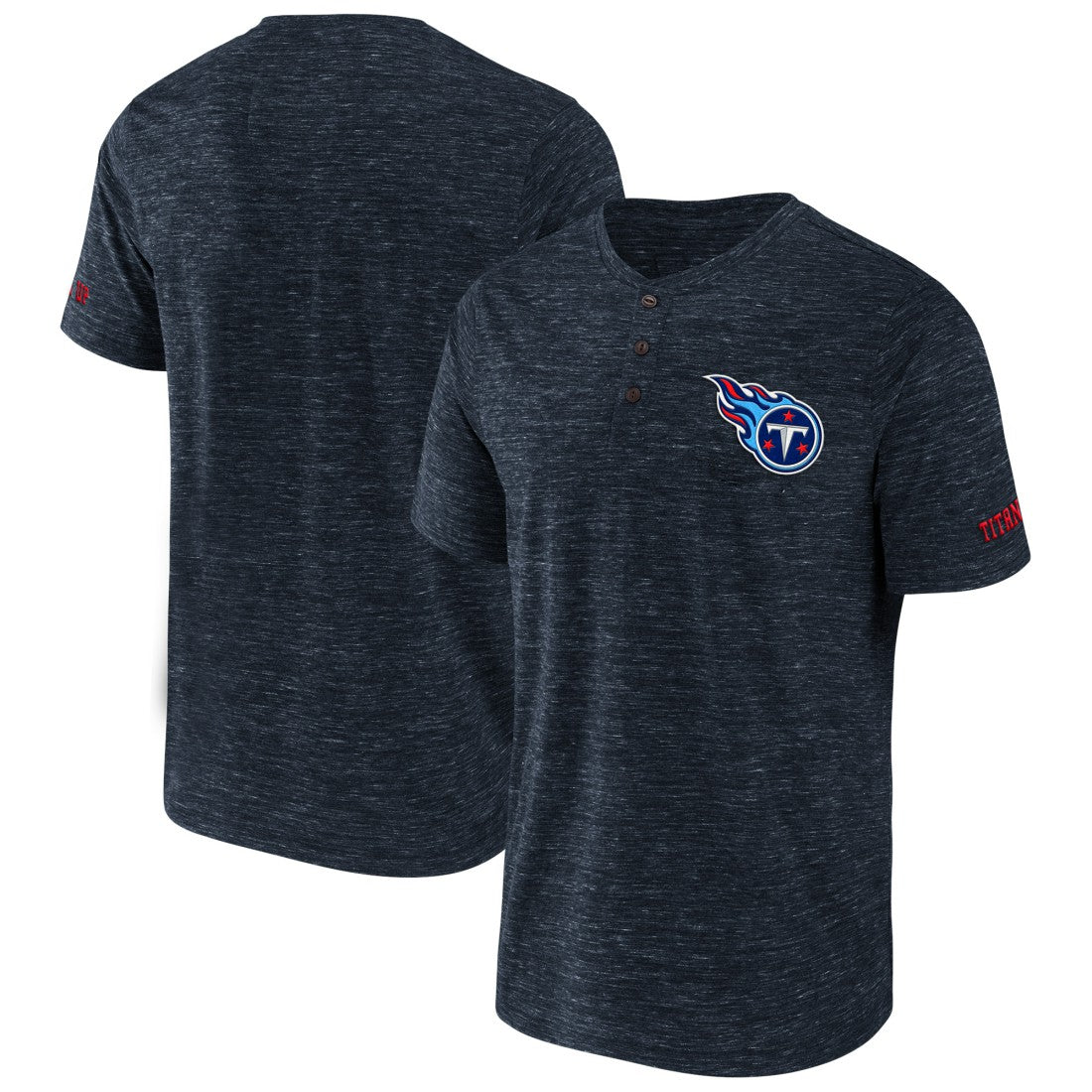Tennessee Titans NFL x Darius Rucker Collection Slub Henley T-Shirt - Navy outlet
