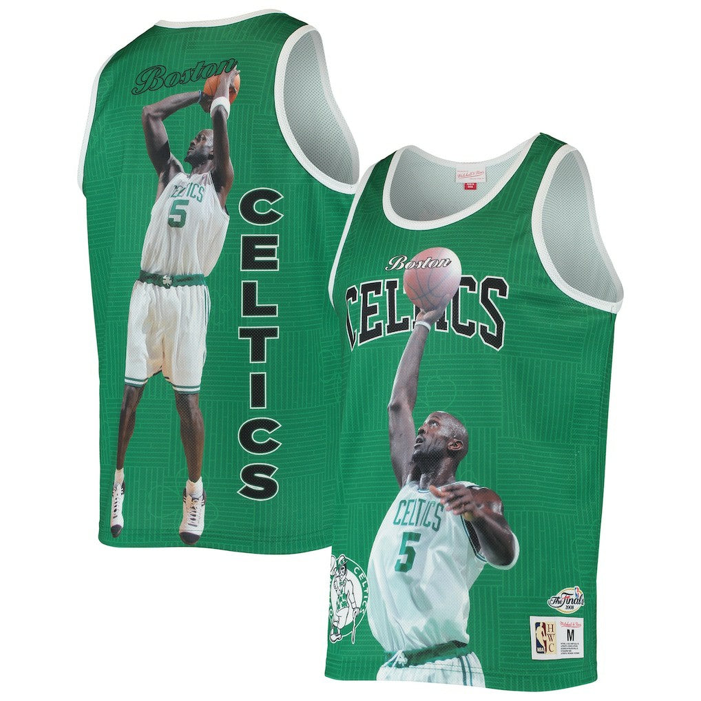 Kevin Garnett Boston Celtics Hardwood Classics Player Tank Top - Kelly Green | Mitchell & Ness discount