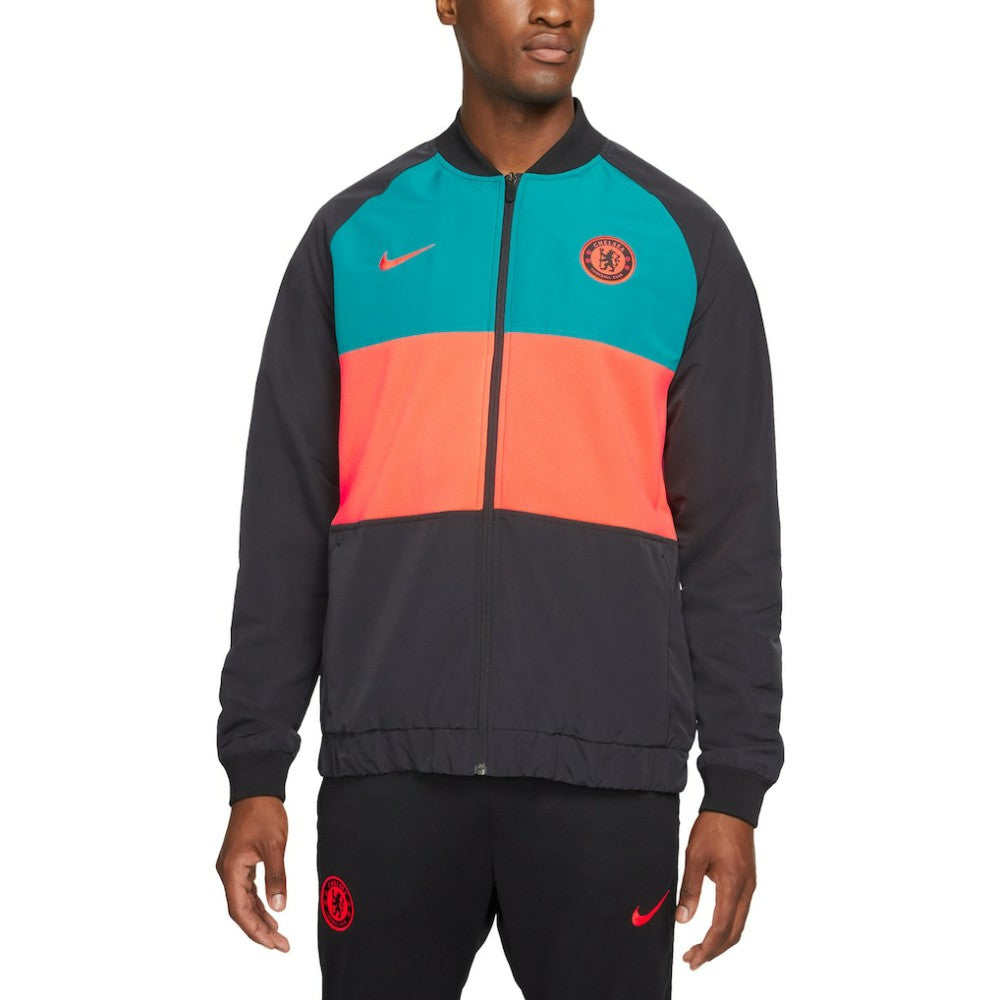 Chelsea I96 Woven Anthem Raglan Full-Zip Jacket - Blue | Nike online