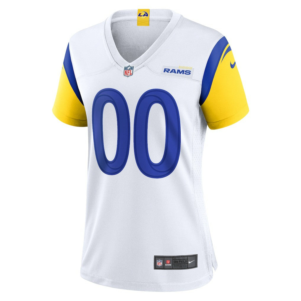 Los Angeles Rams Women's Alternate Custom Jersey - White | Nike for sale