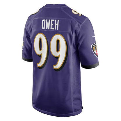 Odafe Oweh Baltimore Ravens Game Jersey - Purple | Nike sale