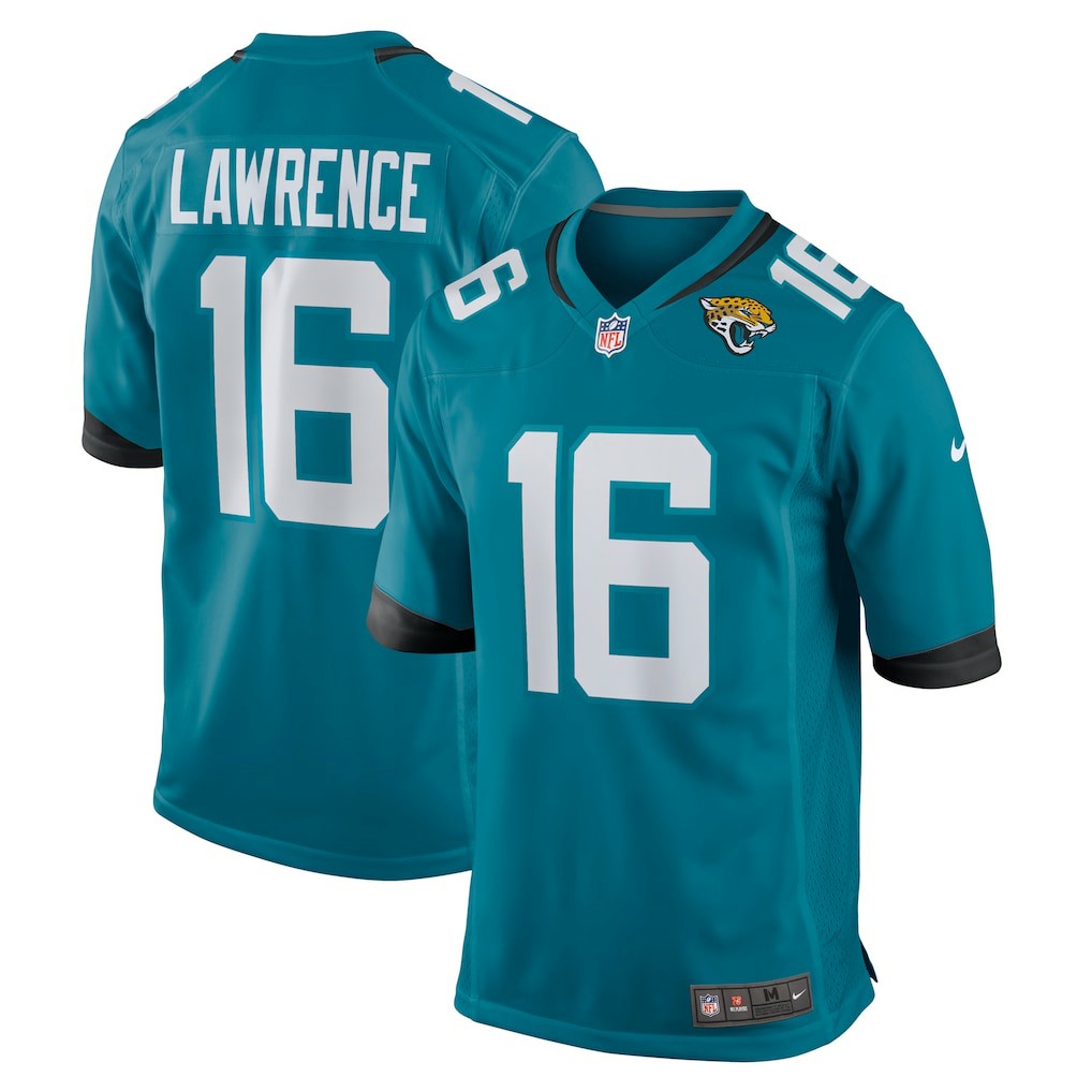 Trevor Lawrence Jacksonville Jaguars Youth Game Jersey - Teal | Nike for sale