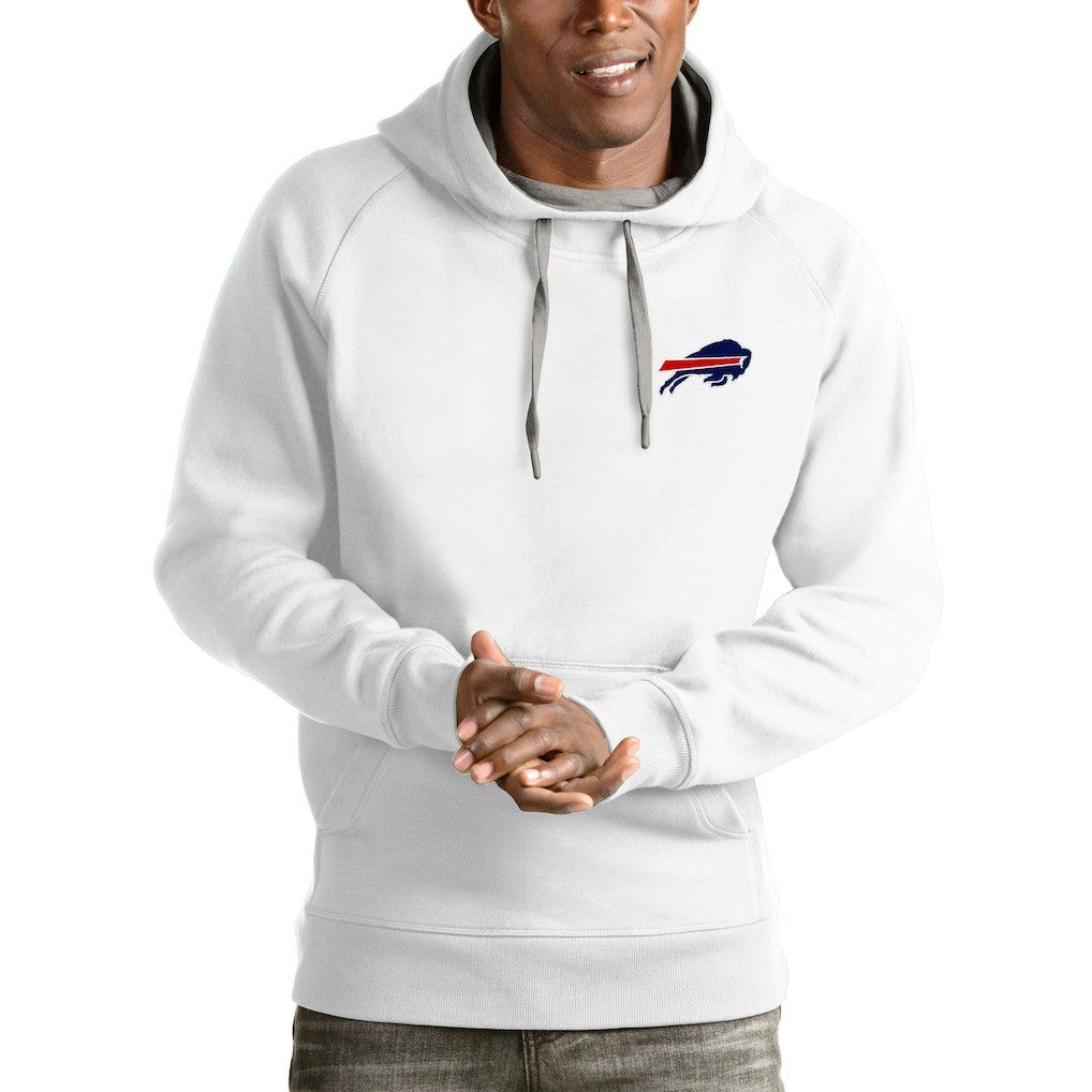 Buffalo Bills Antigua Logo Victory Pullover Hoodie - White sale
