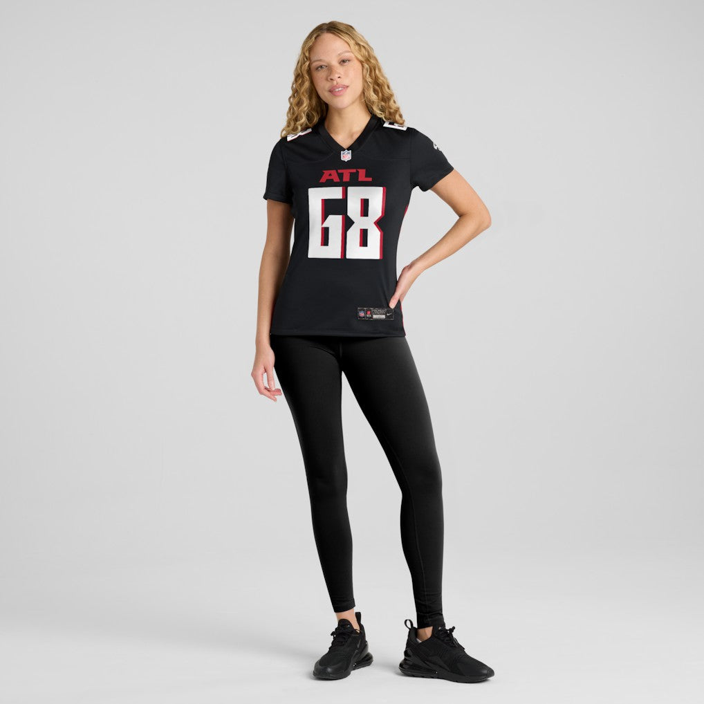 Josh Andrews Atlanta Falcons Women's Game Player Jersey - Black | Nike cheap